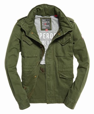 Superdry Rookie Classic Military Női Kabát Khaki | AXDUN3149